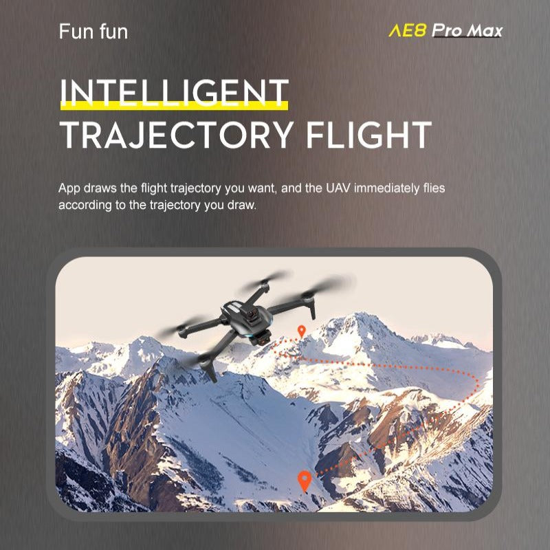 8K GPS drone with 3-axis gimbal – detail view