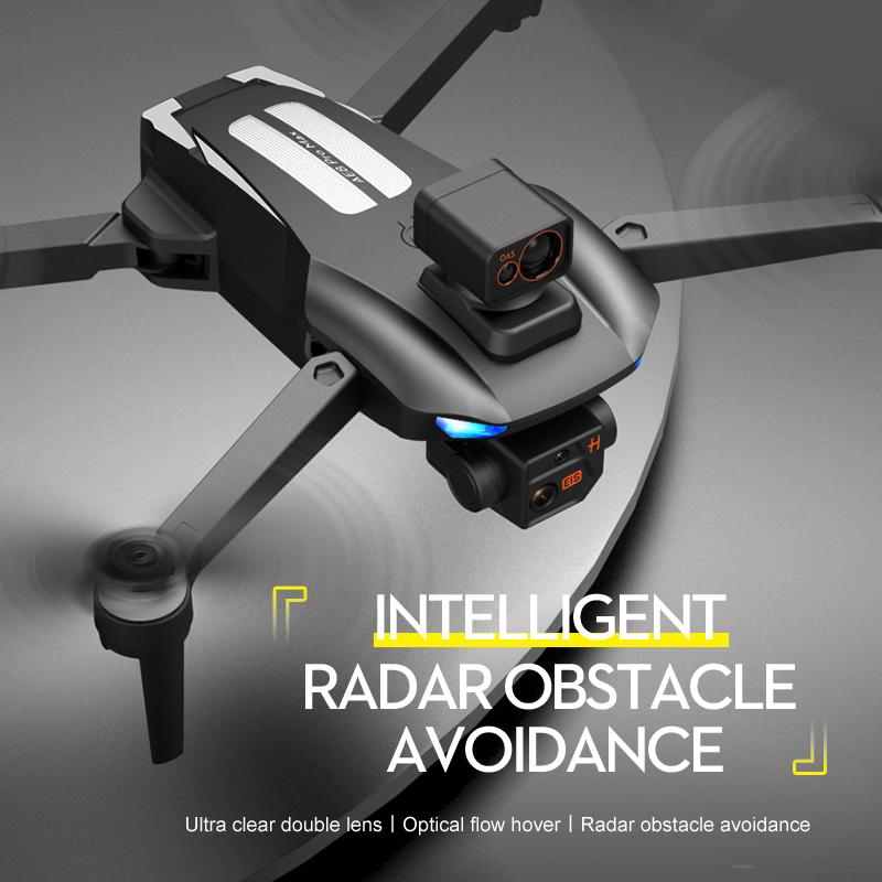 8K GPS drone with 3-axis gimbal – side view