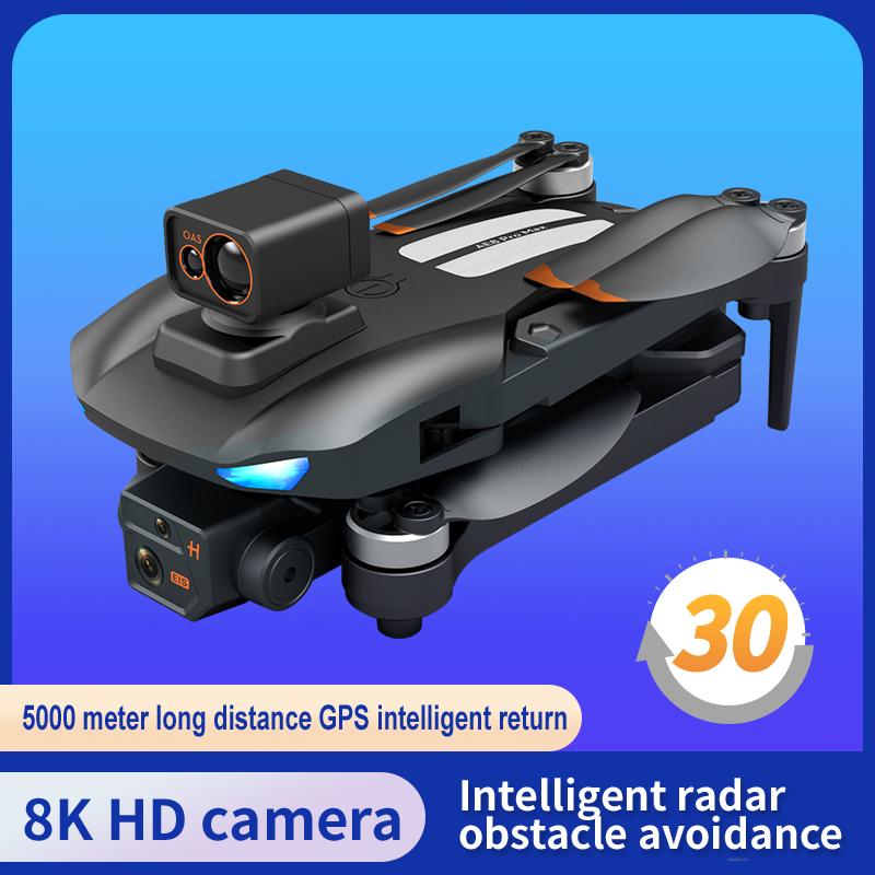 8K GPS drone with 3-axis gimbal – front view