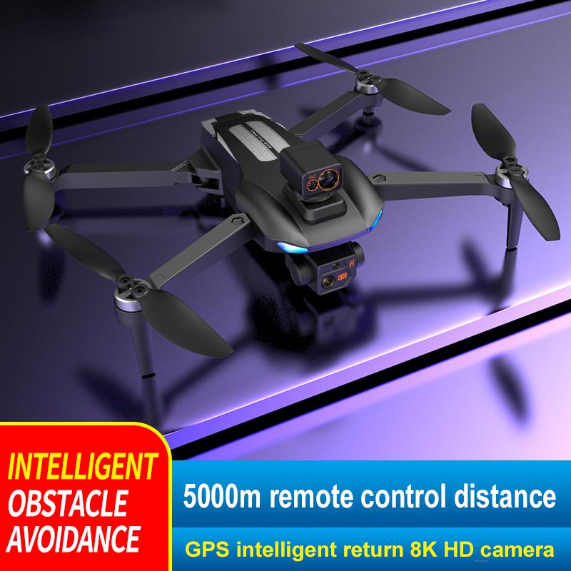 8K GPS drone with 3-axis gimbal – top view