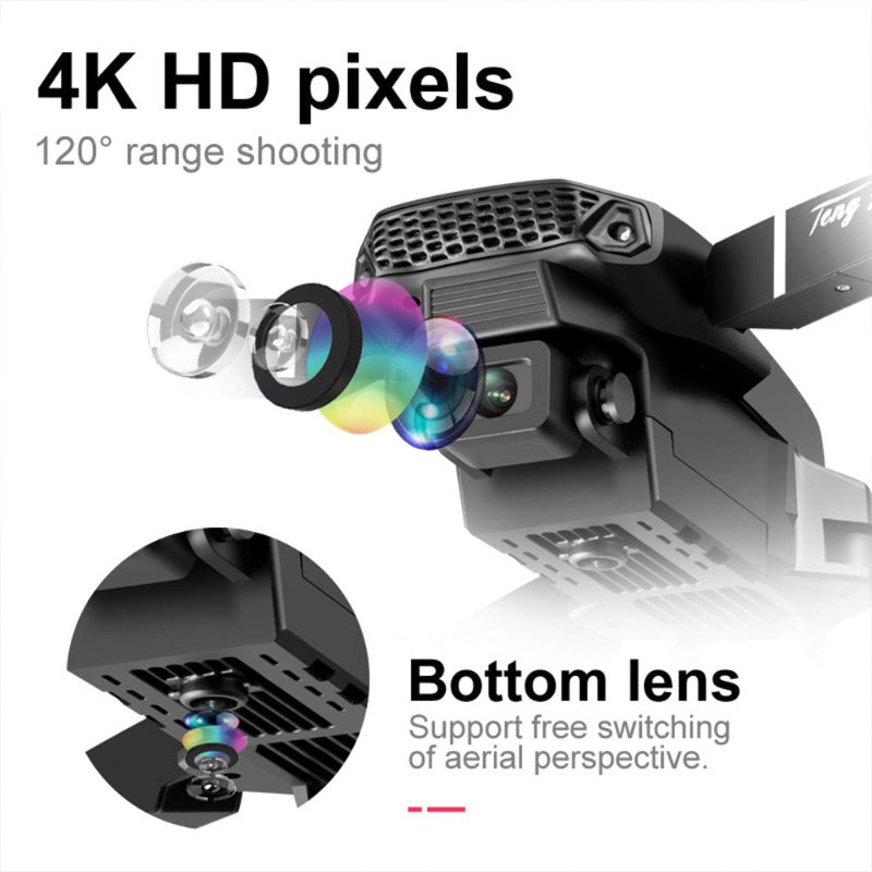 Foldable beginner drone with 4K camera – in flight