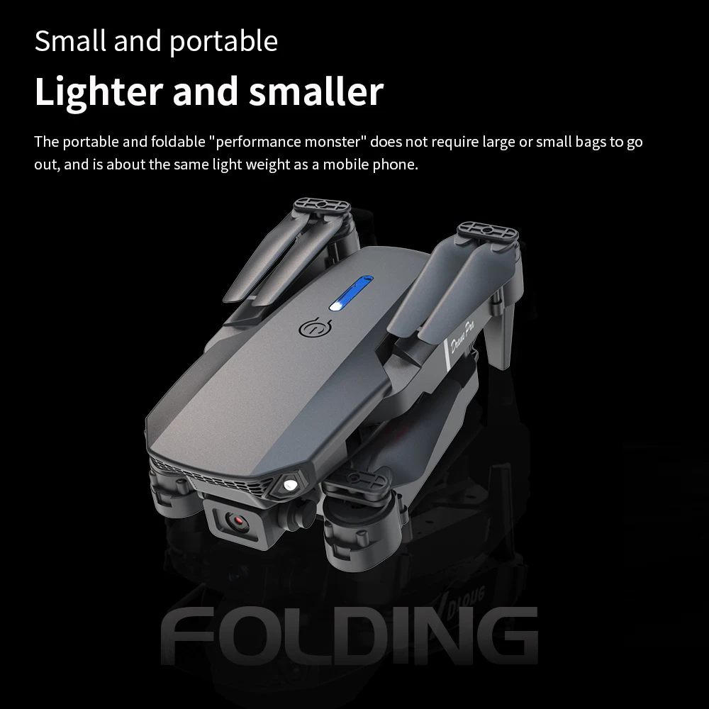 Foldable beginner drone with 4K camera – detail view