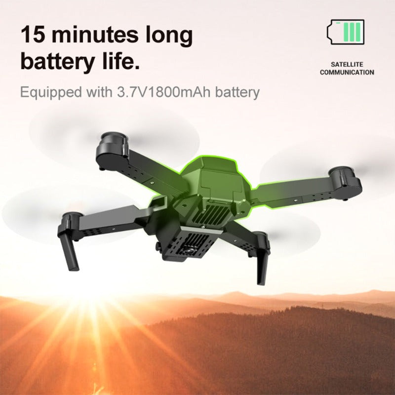 Foldable beginner drone with 4K camera – package contents