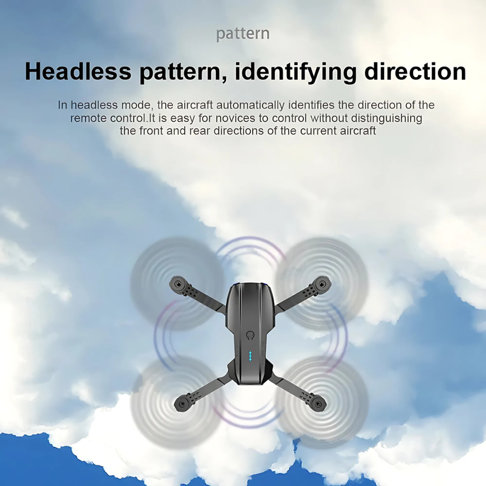 Beginner foldable drone with 4K dual camera – camera close-up
