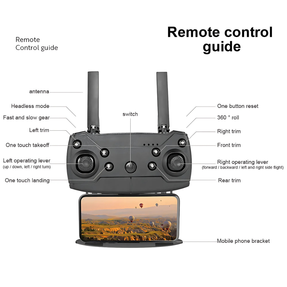 Beginner foldable drone with 4K dual camera – features overview