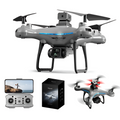 Beginner 8K dual camera drone with propeller guards – main view