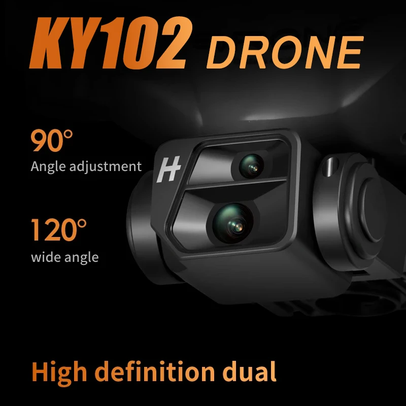 Beginner 8K dual camera drone with propeller guards – with remote control