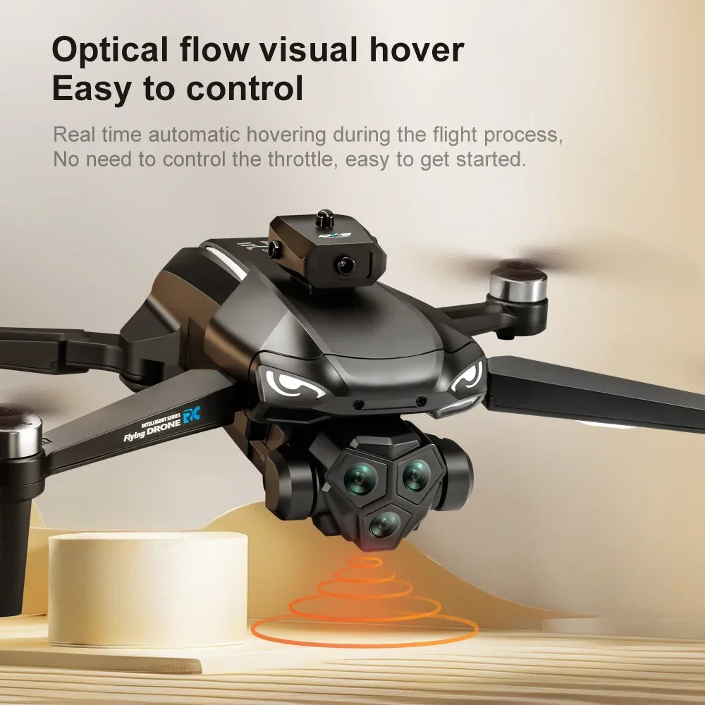 6K triple camera GPS drone – in flight