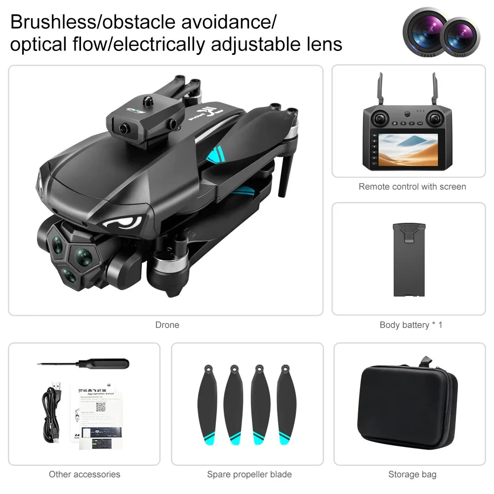 6K triple camera GPS drone – features overview
