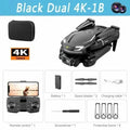 Foldable mini drone with dual HD camera – Black / 4K