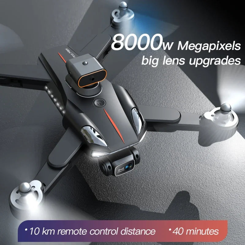 Foldable GPS drone with 8K camera – with remote control