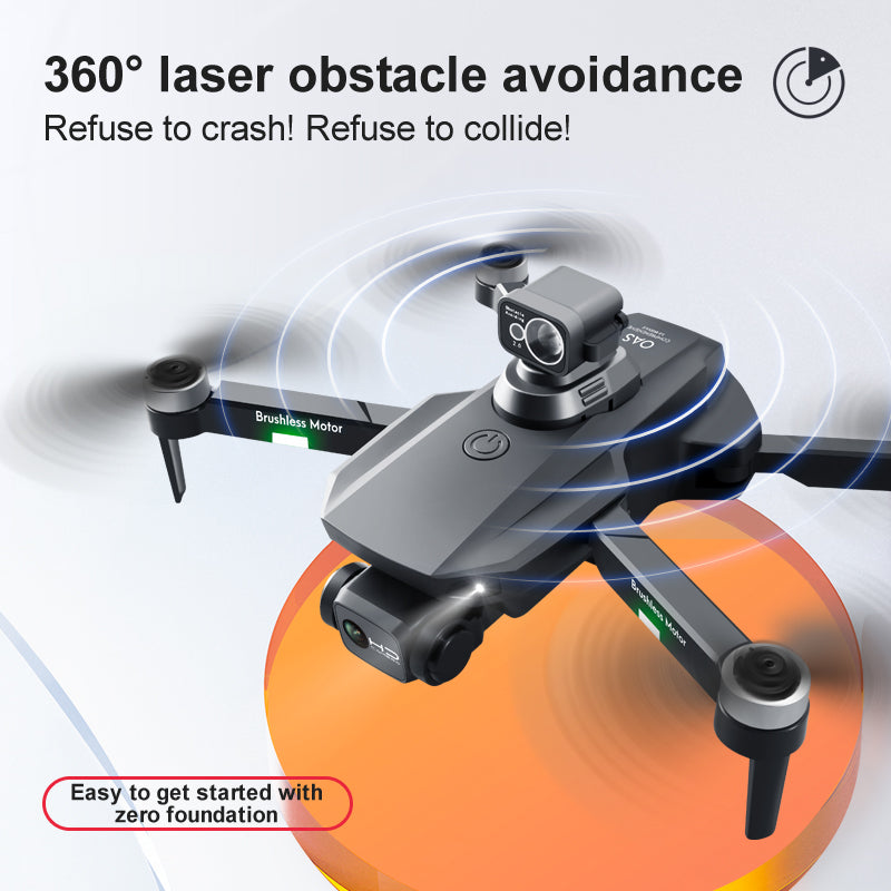 Foldable GPS drone with dual HD camera – 8K