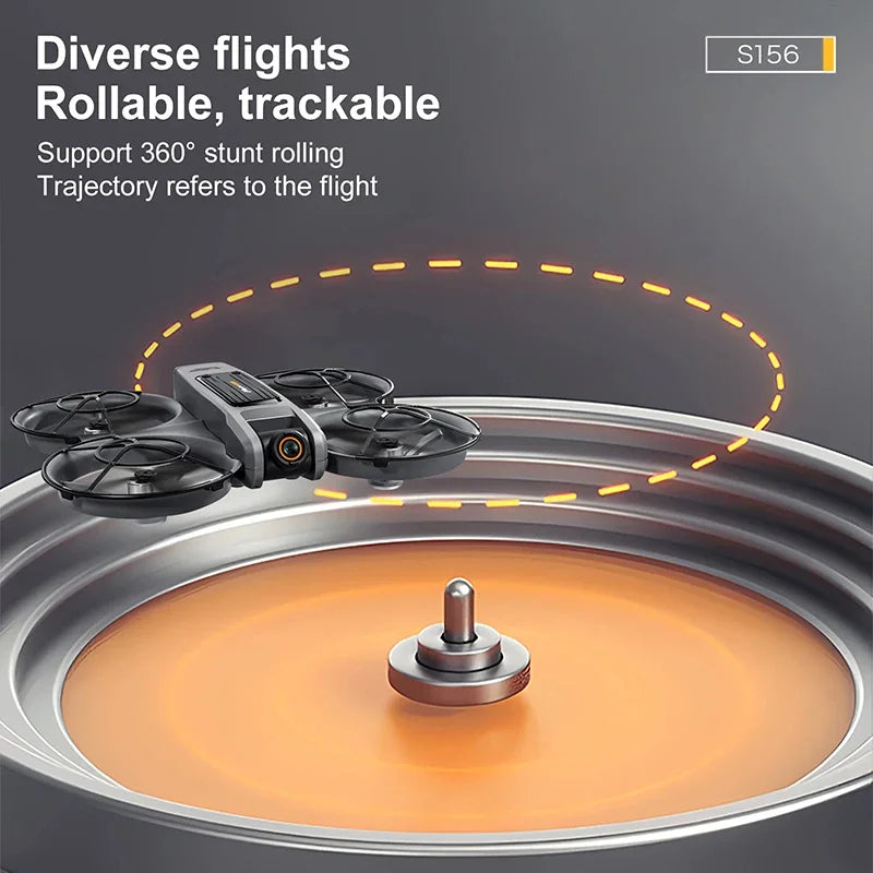 8K dual camera drone with 4.5-inch screen remote – with remote control