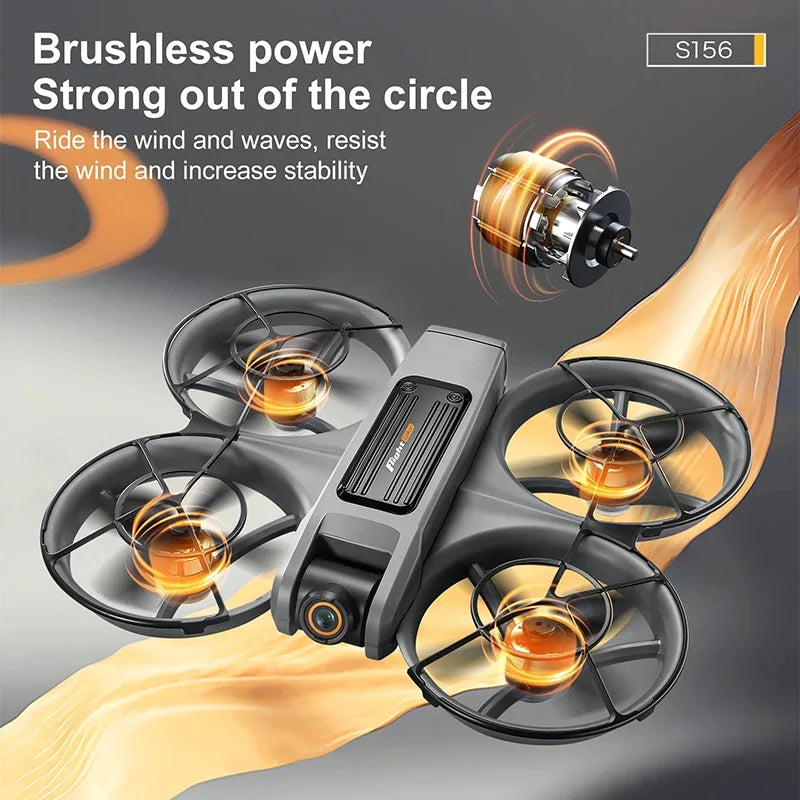 8K dual camera drone with 4.5-inch screen remote – camera close-up