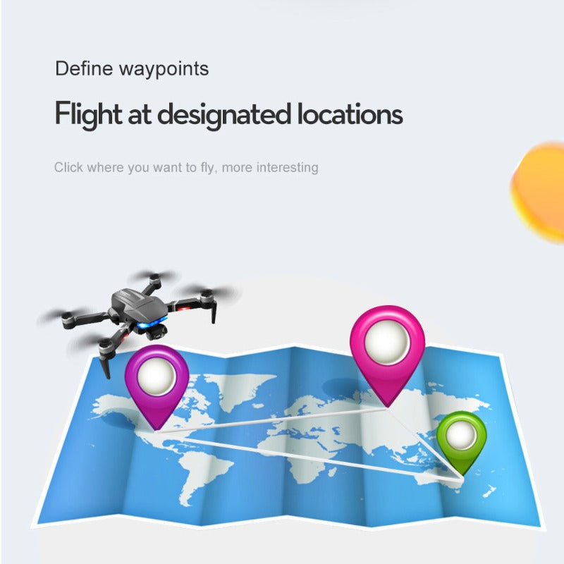 3-axis gimbal GPS drone with brushless motors – smart flight modes