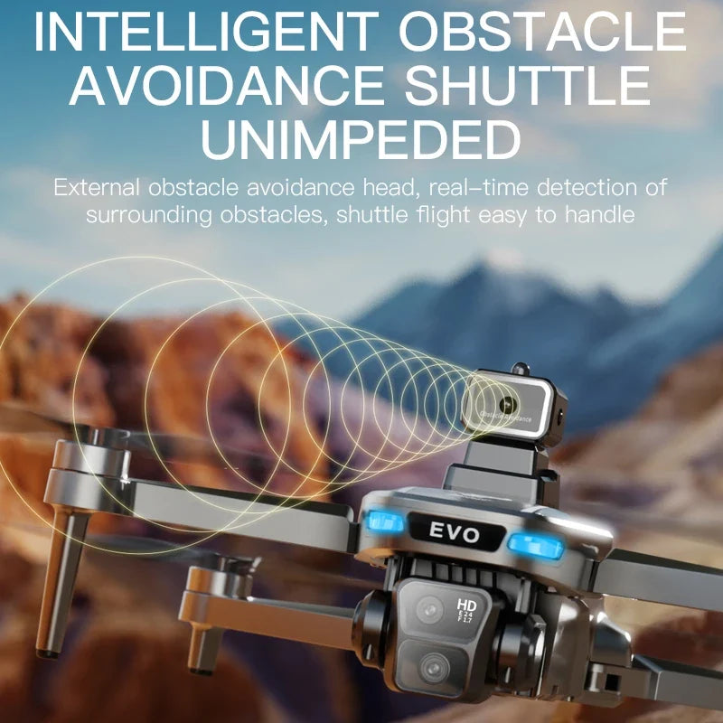 8K GPS drone with brushless motor – side view