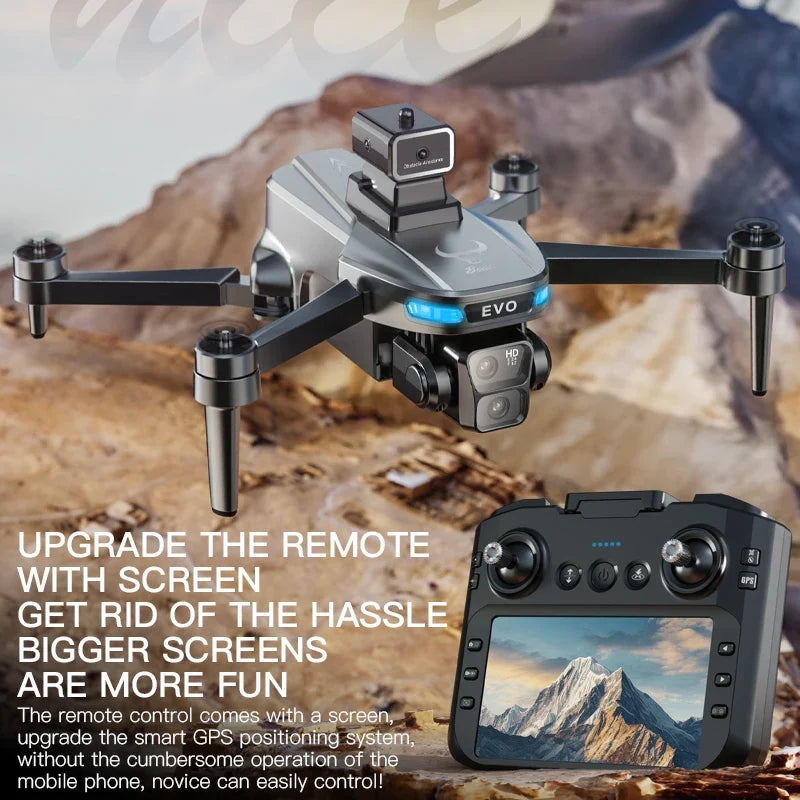 8K GPS drone with brushless motor – front view
