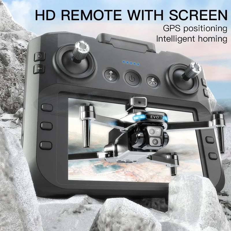 8K GPS drone with brushless motor – top view