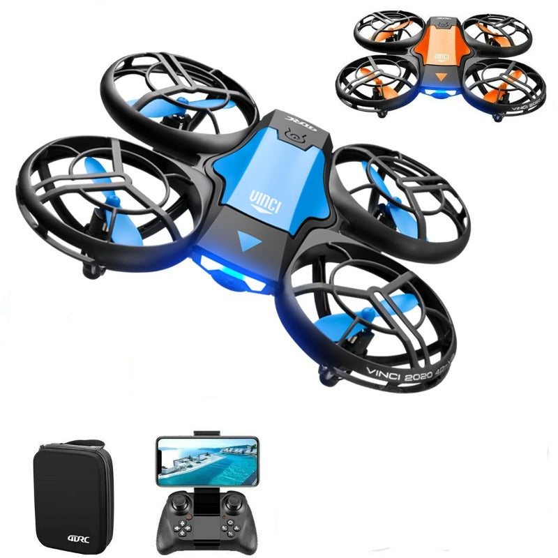 Mini pocket drone with HD camera – folded for travel