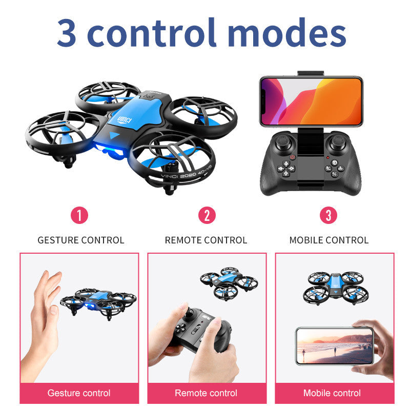 Mini pocket drone with HD camera – detail view