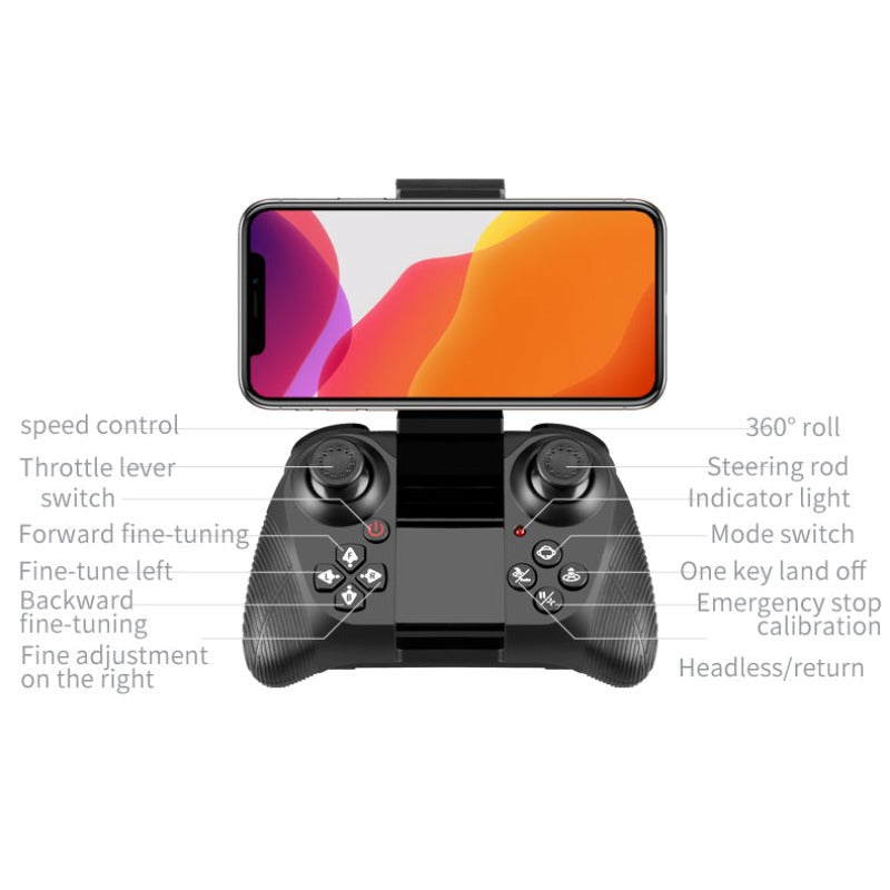 Mini pocket drone with HD camera – smart flight modes
